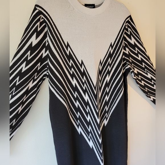 NWOT Ashro bodycon sweater dress - Picture 3 of 7